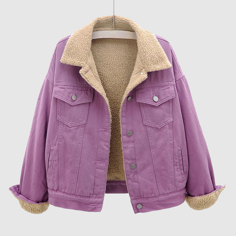 Krohn-e | Denimjacke Aus Samt