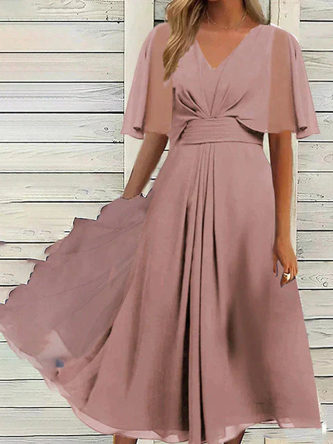 Honora: Elegantes Kurzarmkleid