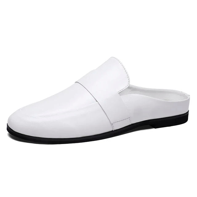 Herrensommerhalbschuhe aus Leder 2024