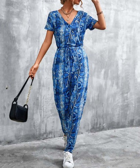 Jumpsuit with Animal Print - SOPIA
