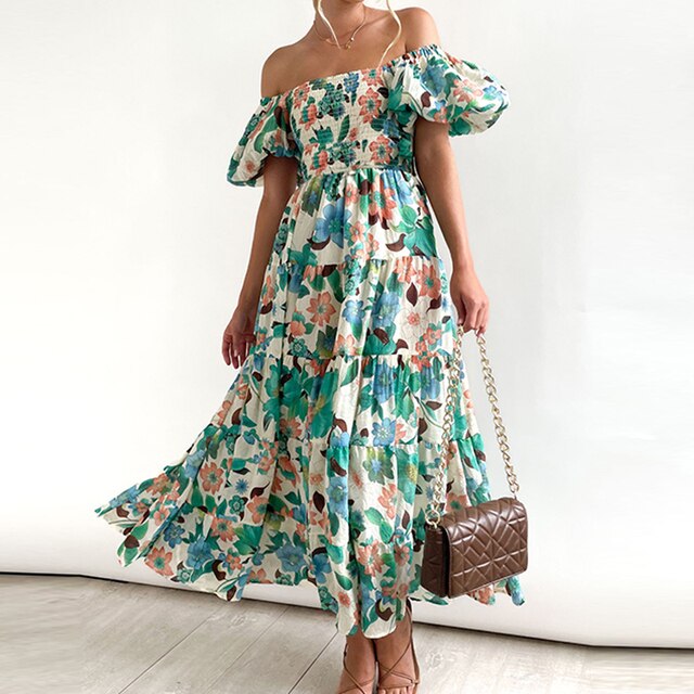 Sophie: Blumenkleid in bunten Farben