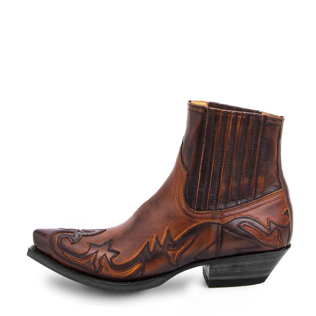 Krohn-e | Schicke Western Stiefel Aus Leder
