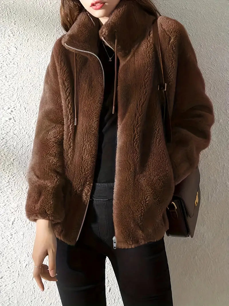 Krohn-e | Modischer Teddy Mantel - Warme