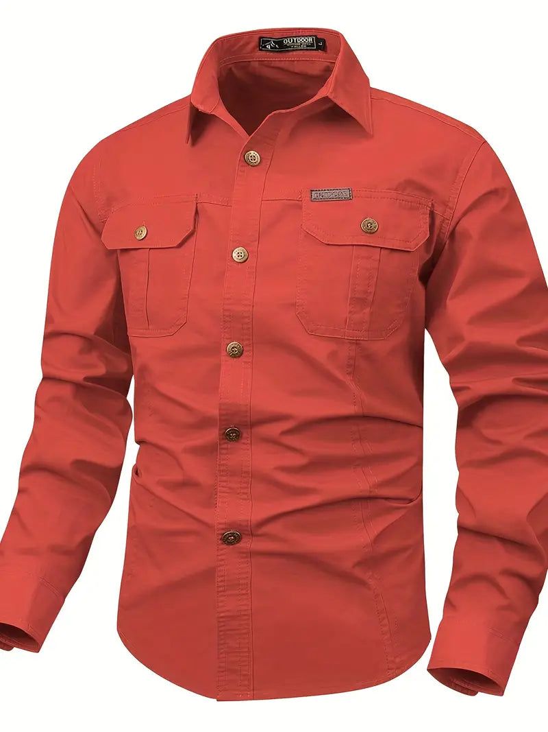 Baumwoll-Langarmshirt für Herren von Umberto