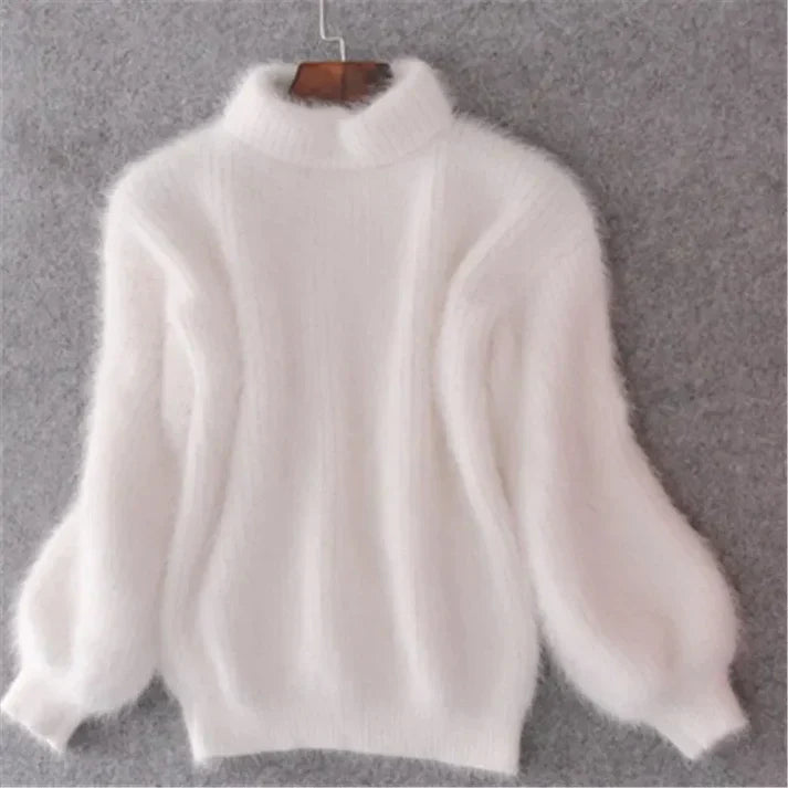 Krohn-e | Weinlese Angora Pullover