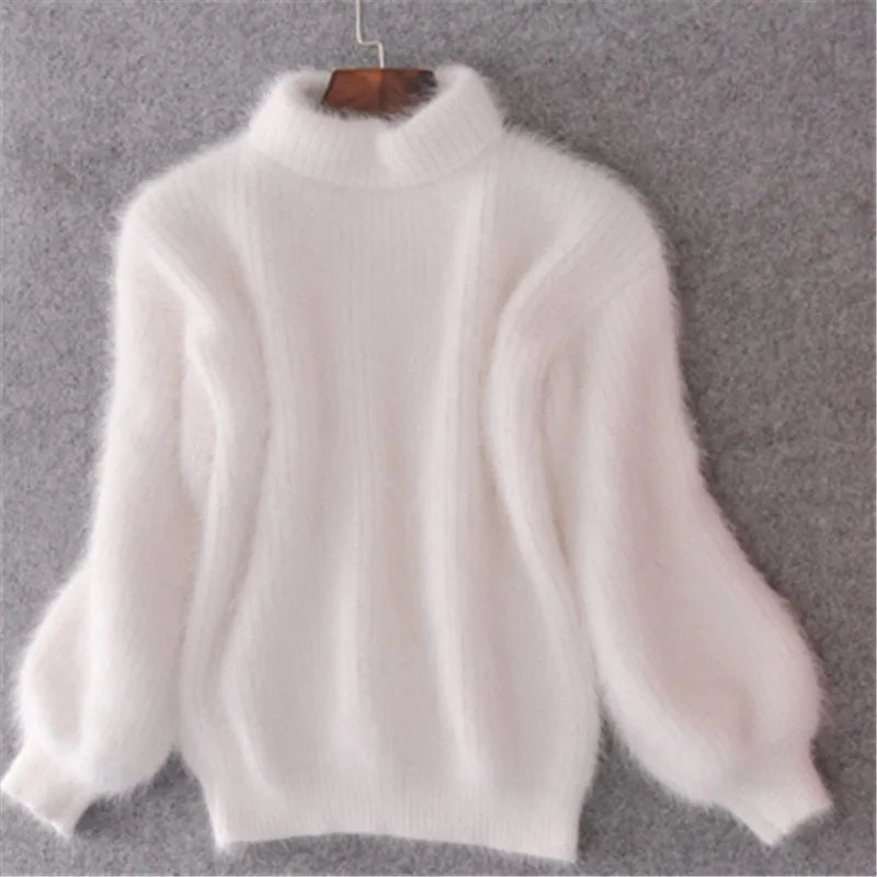 Krohn-e | Teddy Damenpullover mit Kragen und Langen Ärmeln