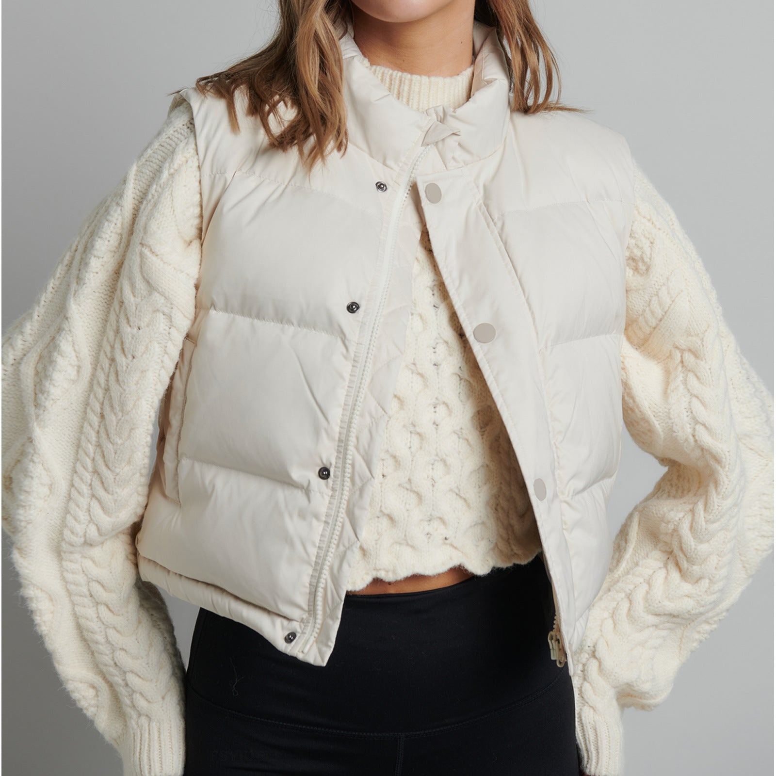 Krohn-e | Ärmellos Kurzjacke