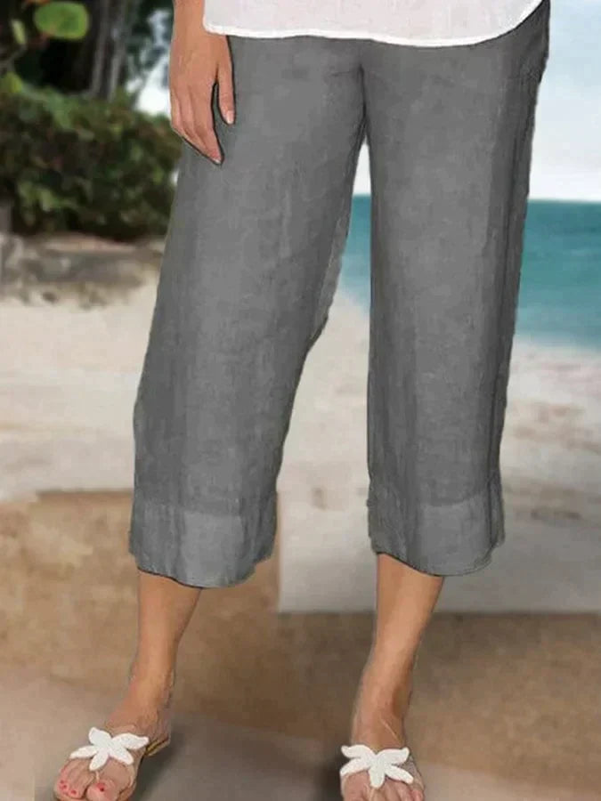 Leichte Damenhose aus Leinen von Kalina