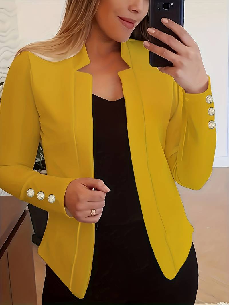 Krohn-e | Freizeit Damen Blazer Mit Knöpfen