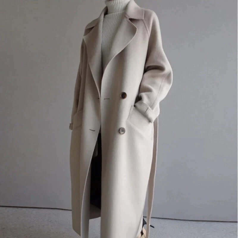 Krohn-e | Damen Oversized Gürtelmantel