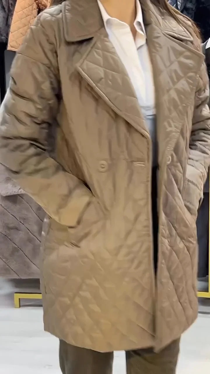 Krohn-e | Damen-Baumwolljacke mit Revers