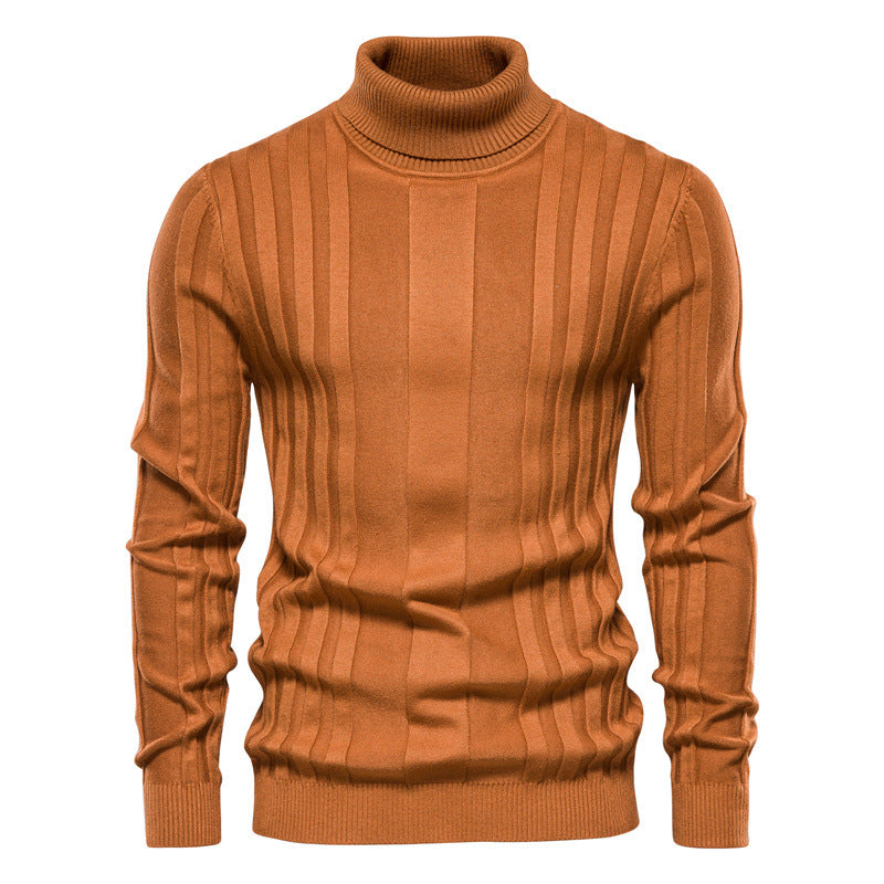 Herrenpullover mit elegantem Rollkragen