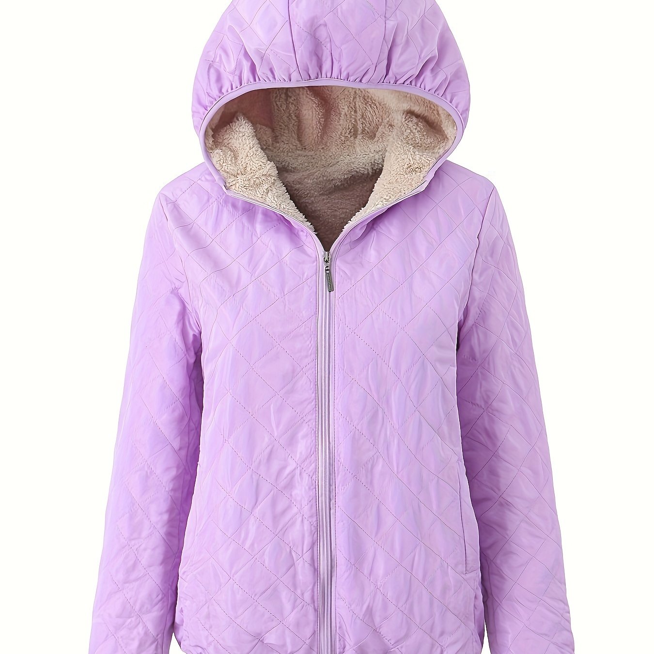 Krohn-e | Steppjacke mit Kapuze und Reißverschluss
