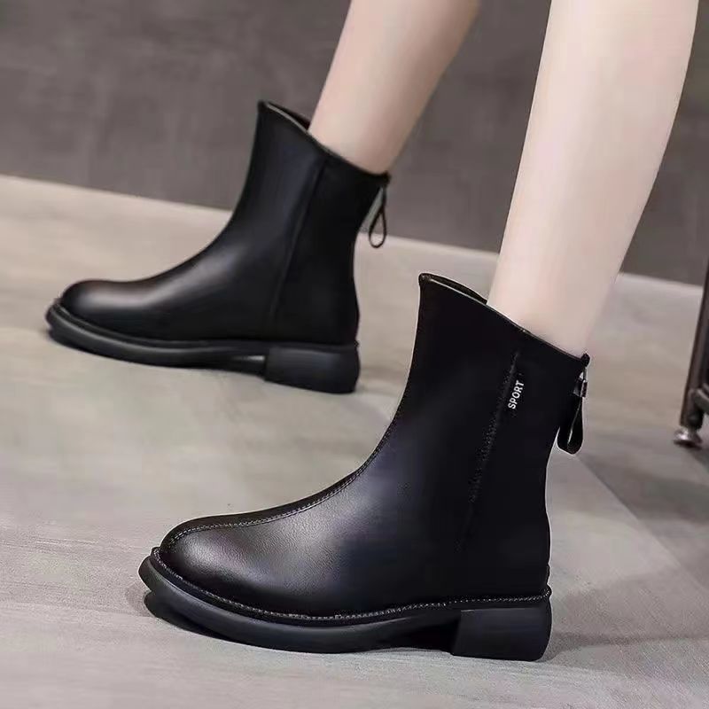 Krohn-e | Vielseitige Winterstiefel mit Reißverschluss Hinten