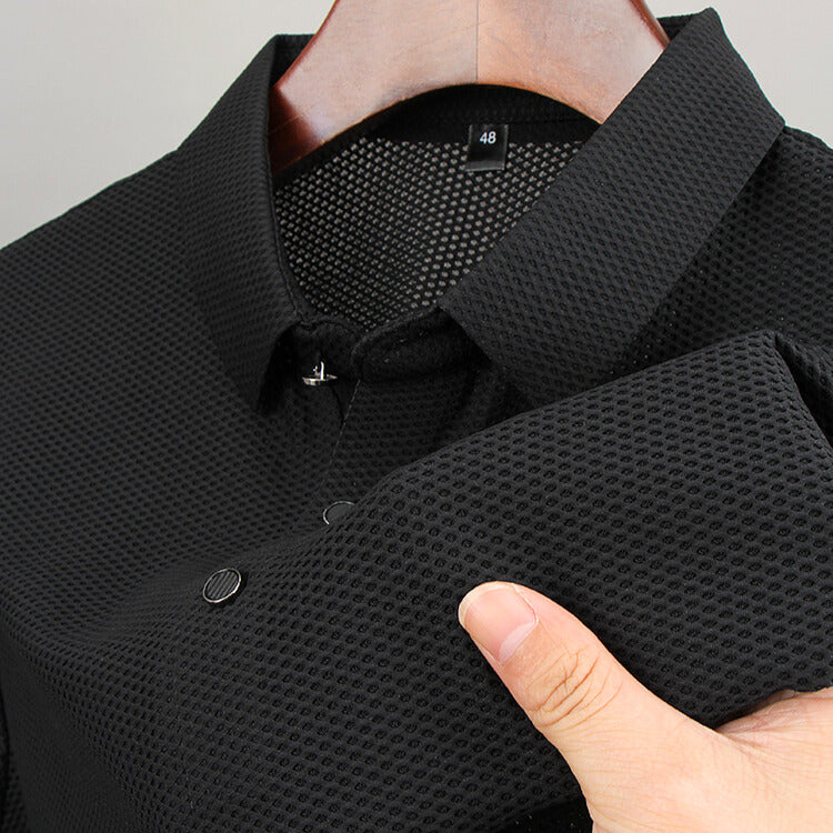 Exklusives Herren-Seidenpolo