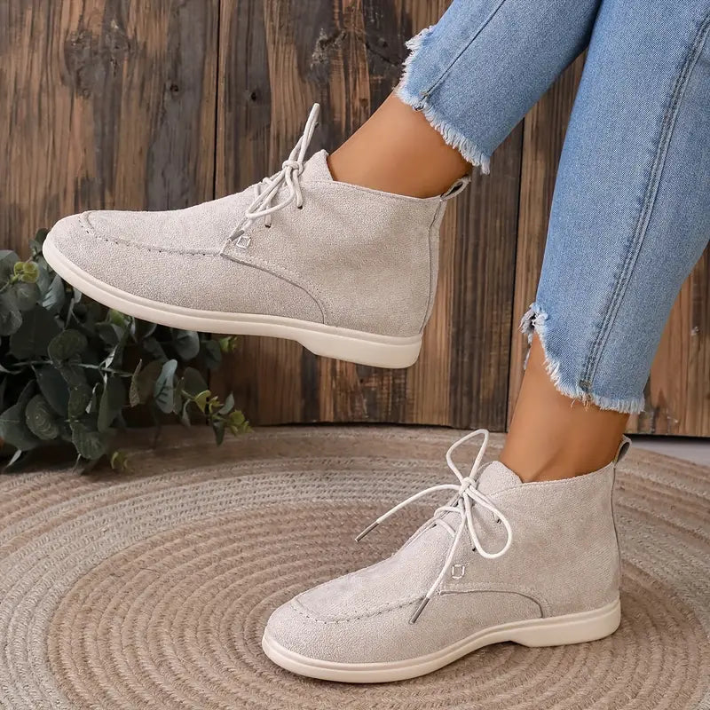 Flache Damenstiefel Emma