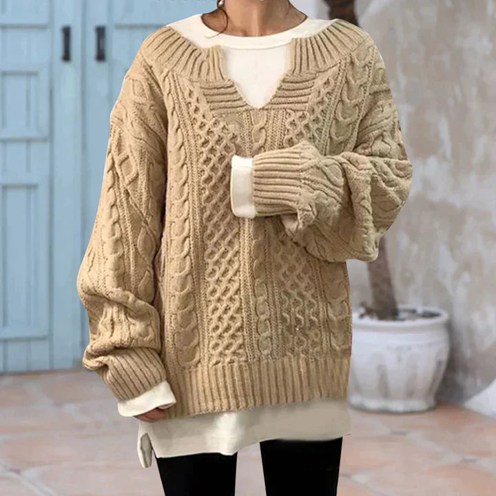 Elegantes Strickpullover-Modell "Signe"