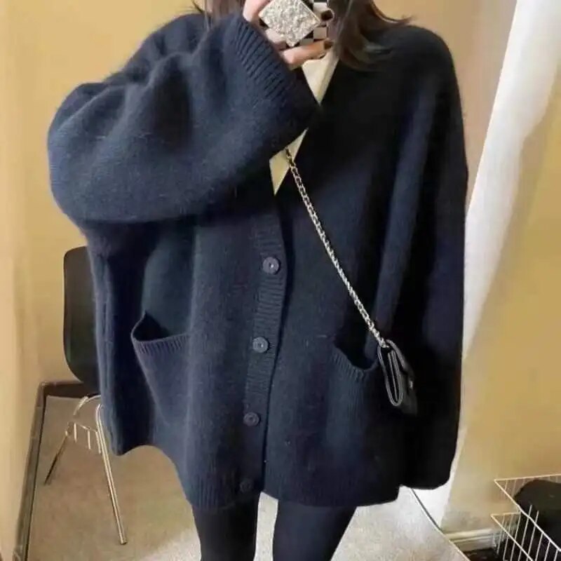 Krohn-e | Elegante Strickjacke mit Knopfleiste