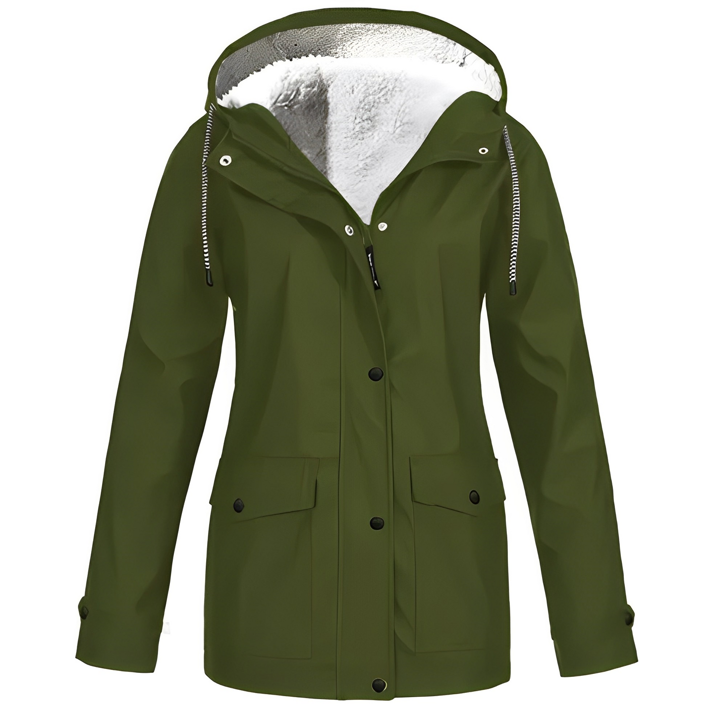 Krohn-e | Fleecegefütterte Damen Regenjacke