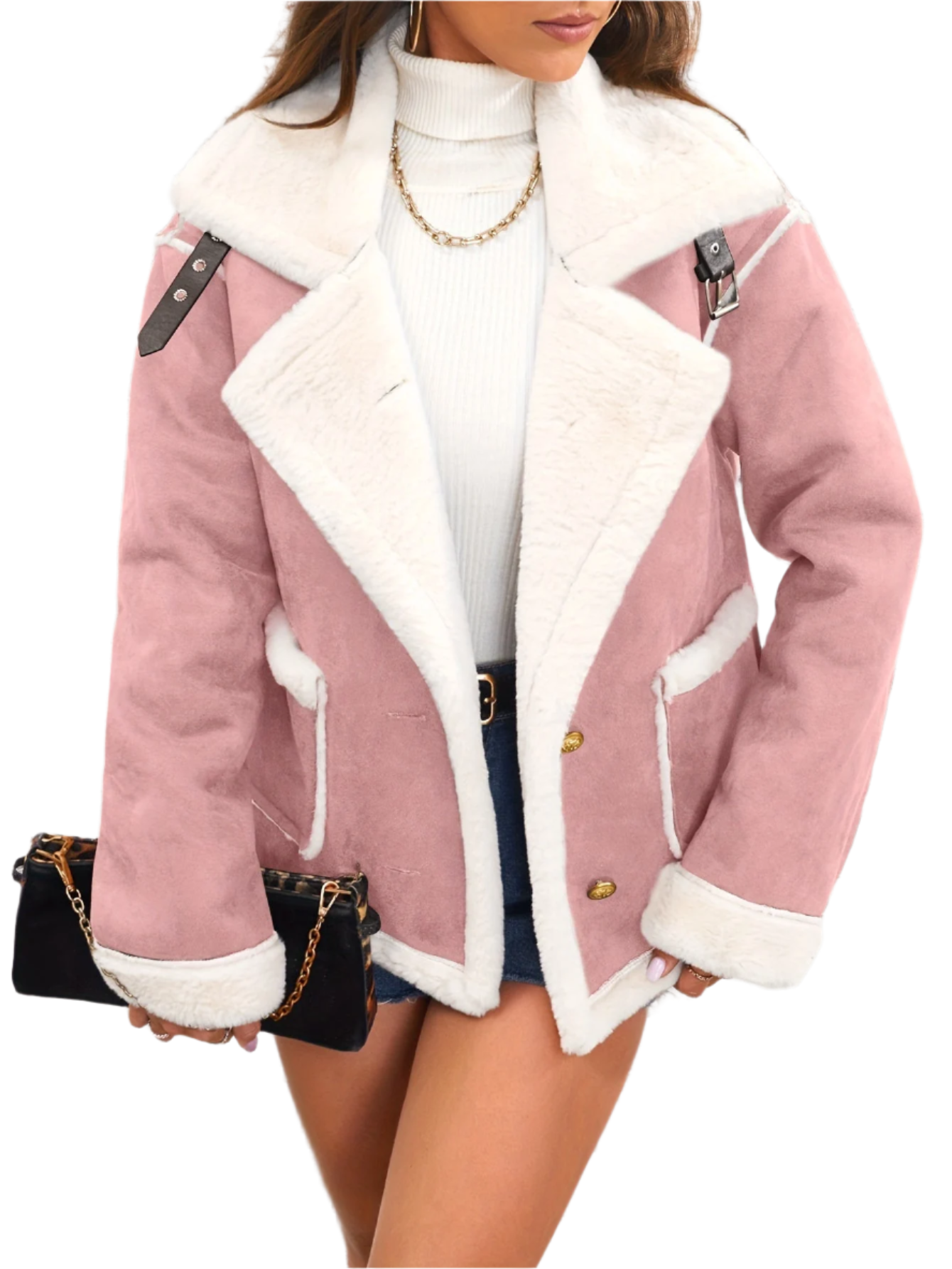 Krohn-e | Elegante Teddy Winterjacke für Damen