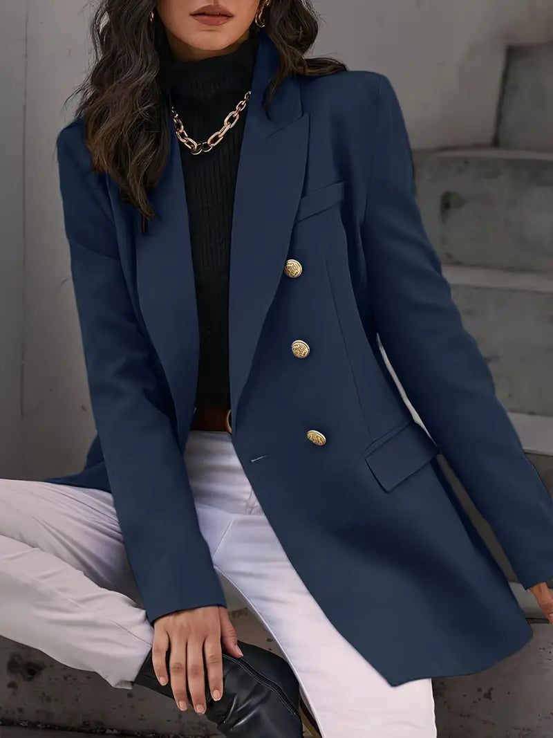 Shirelle Blazer: Edler Rückenausschnitt für elegante Business-Outfits
