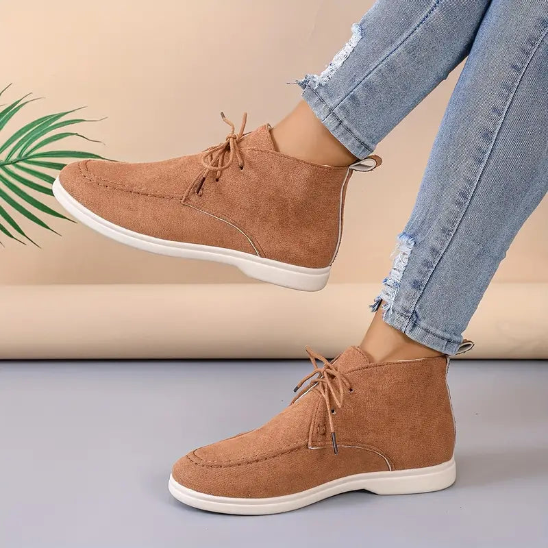 Krohn-e | Damen Flachstiefel