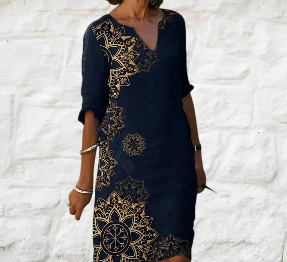 Adelvindra: Elegantes Abendkleid im klassischen Stil