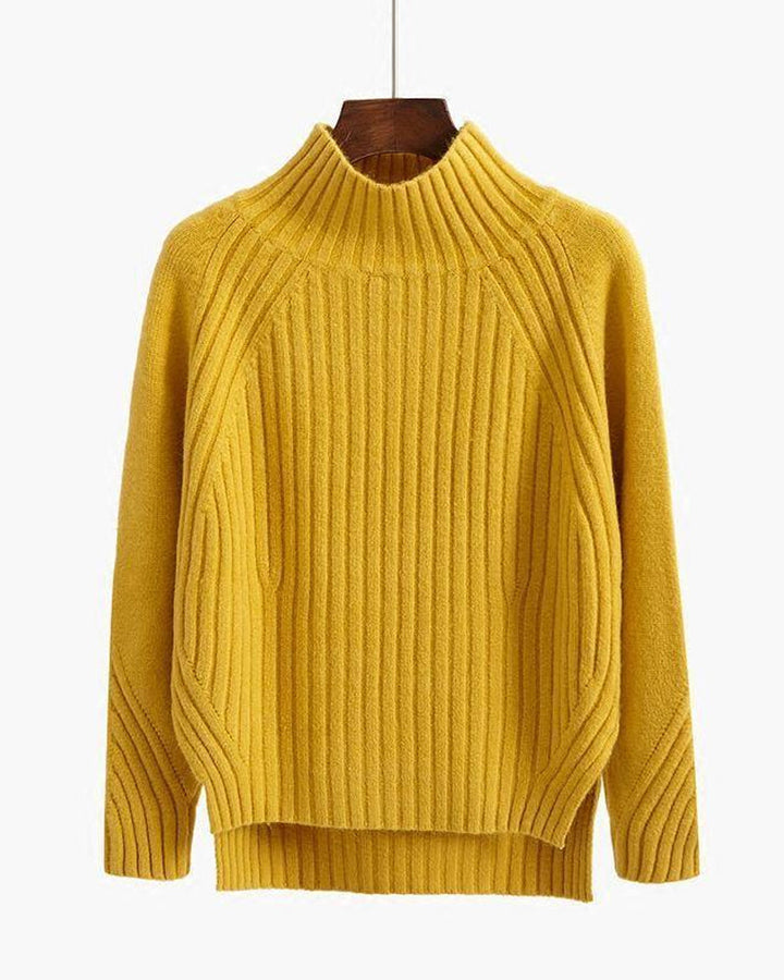 Krohn-e | Strickpullover mit Halbem Rollkragen
