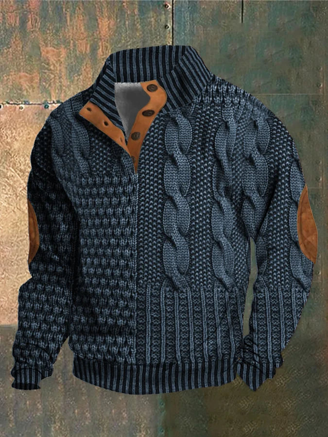 Herrenpullover Nilo: Modernes Strickdesign