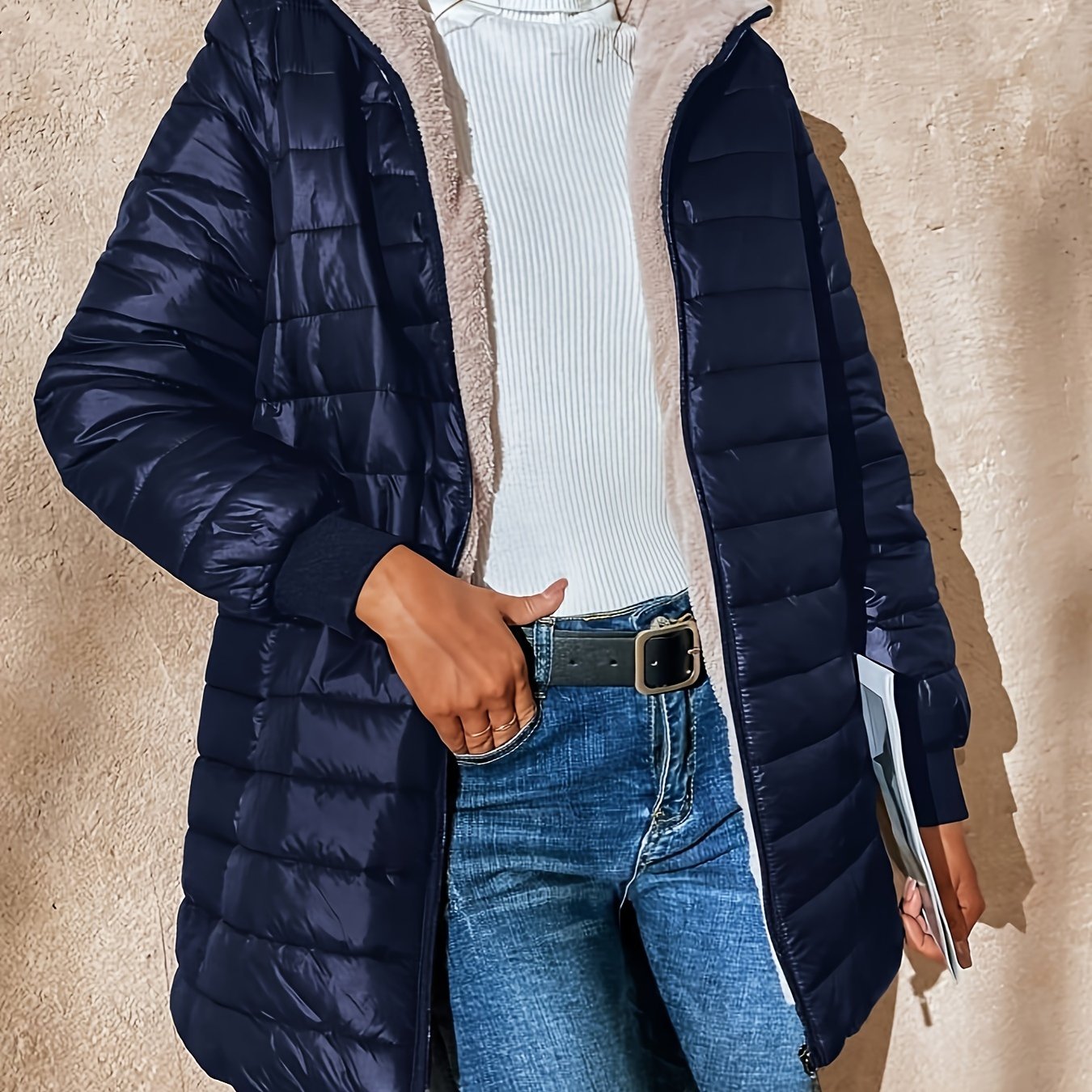 Krohn-e | Fleecegefütterte Zip-Jacke
