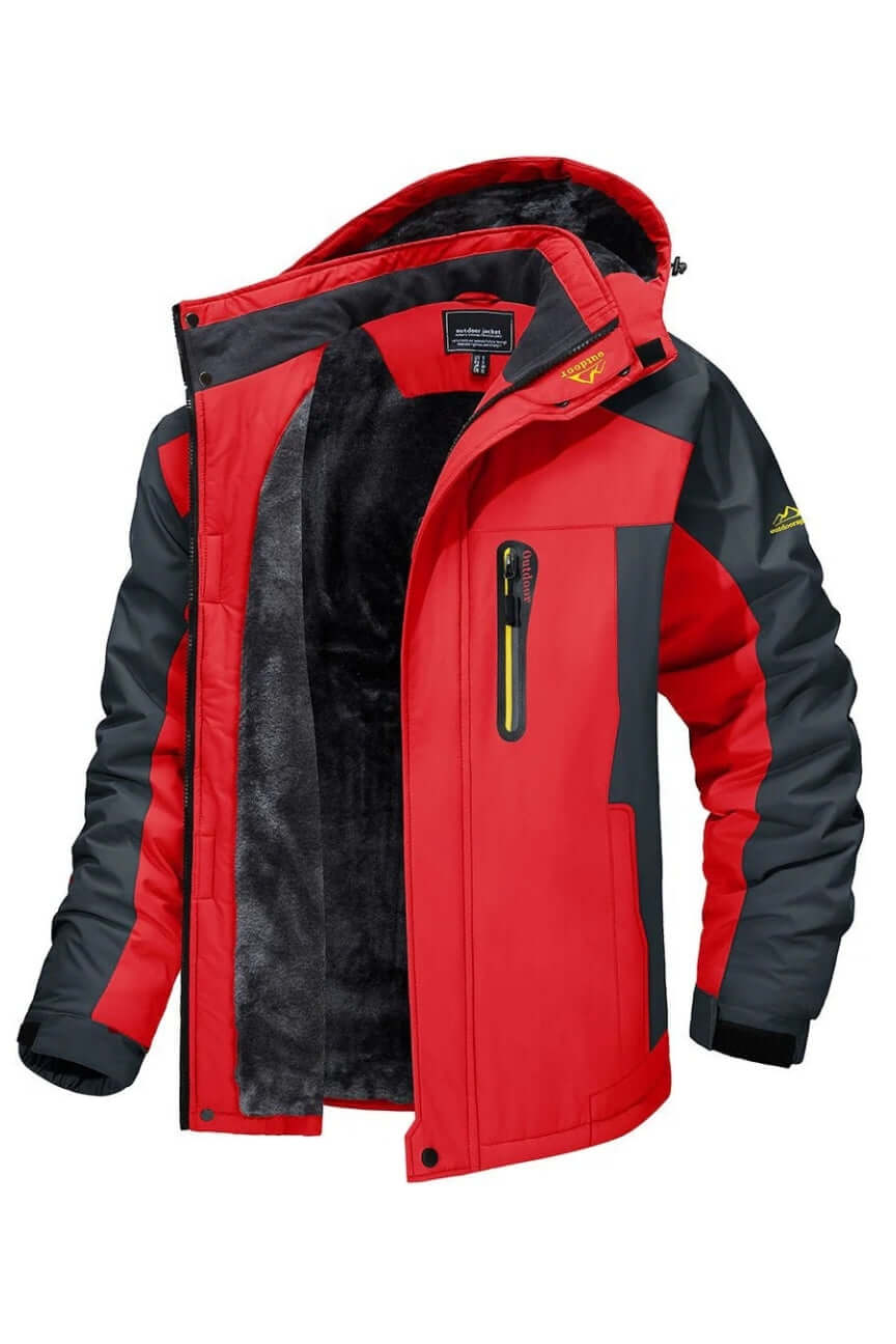 Krohn-e | Herren wasserdichte fleecegefütterte Winterjacke