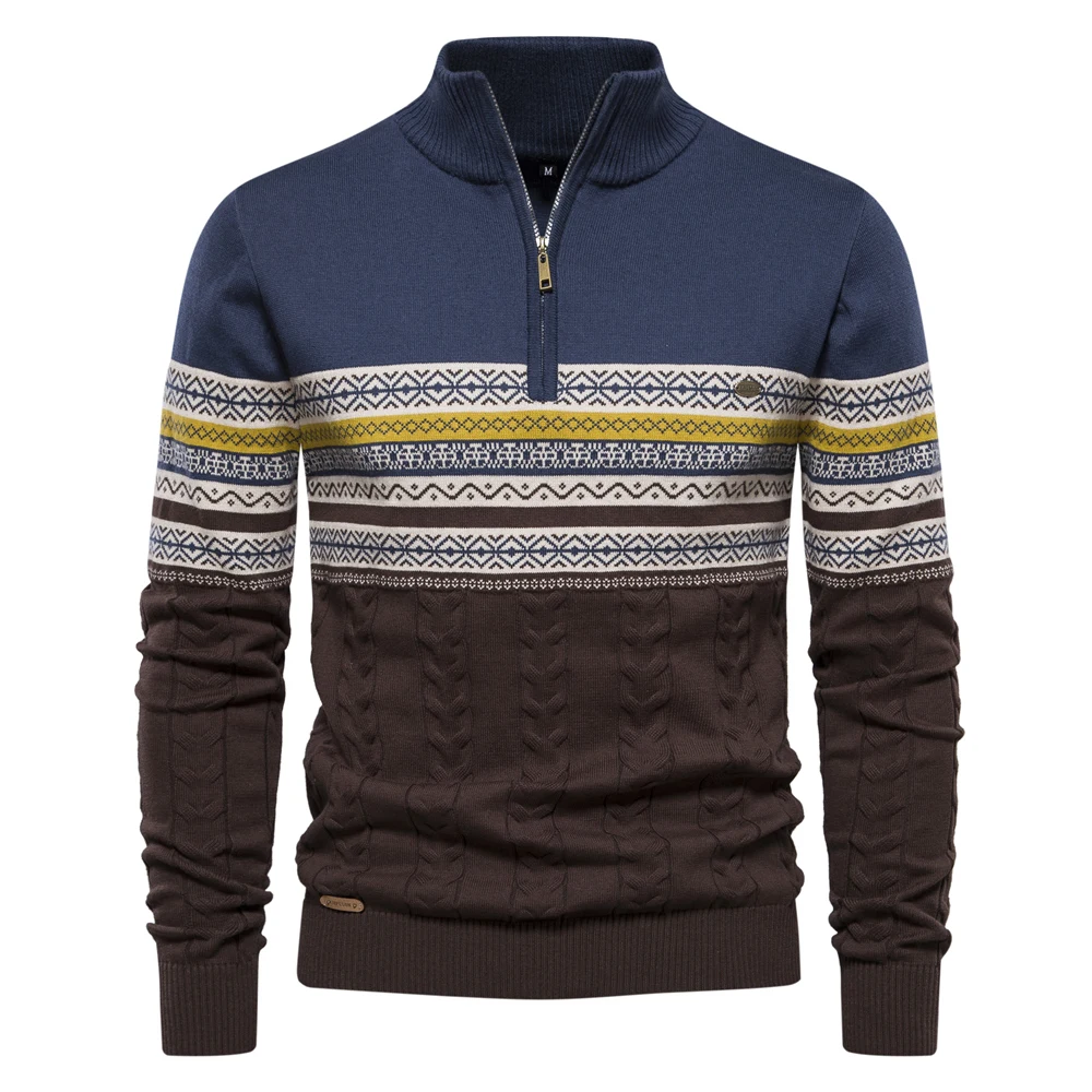 Raimar Herrenpullover mit Reißverschluss