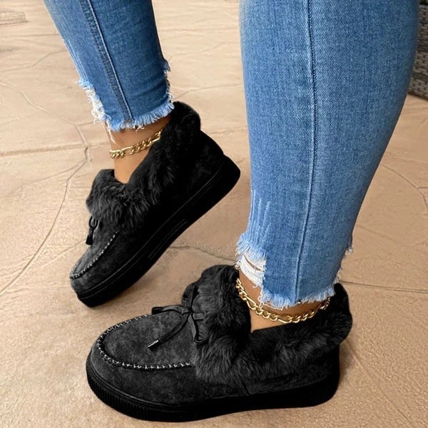 Flauschige Walkyschuhe für Damen