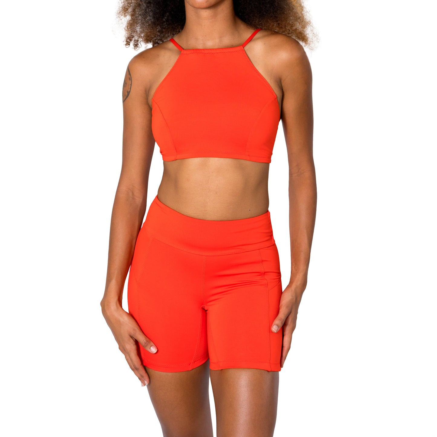 Fudus Oberteil mit hohem Kragen