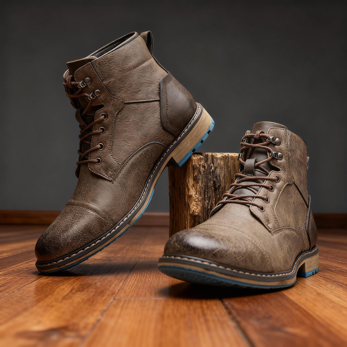Aldric | Herren Schnürboots Stiefeletten mit Kappe