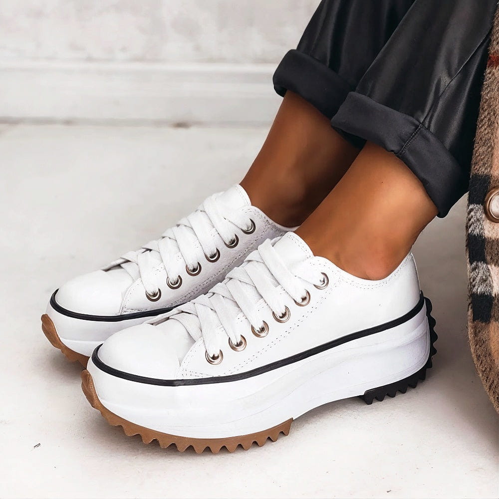 KROHN-E Damen Sneakers Leicht Atmungsaktiv Fußgewölbestütze