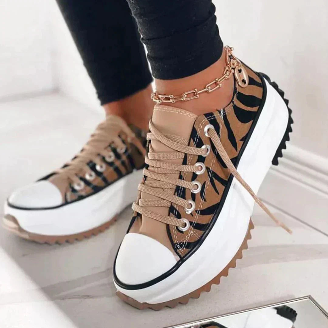 KROHN-E Damen Sneakers Leicht Atmungsaktiv Fußgewölbestütze