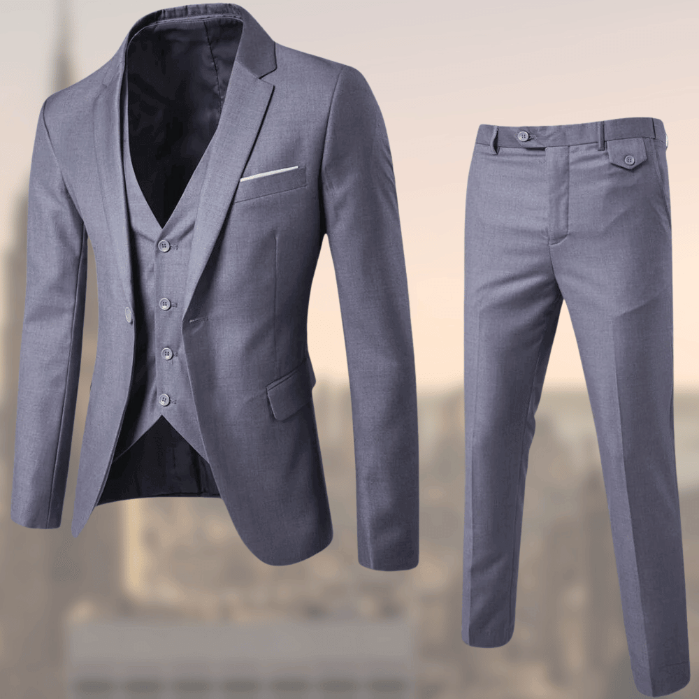 Elegantes Herren-Anzugsset (2-teilig) von Ambros – ideal für Business und festliche Events