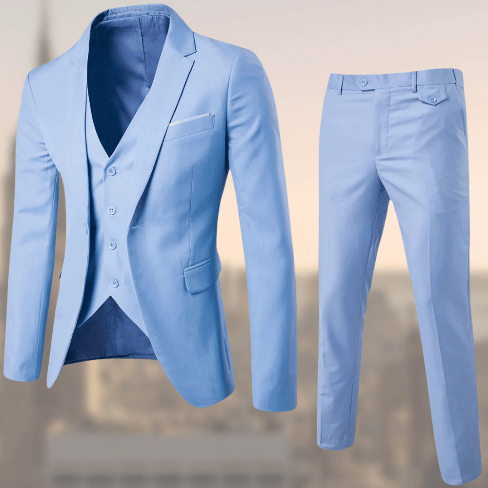 Elegantes Herren-Anzugsset (2-teilig) von Ambros – ideal für Business und festliche Events