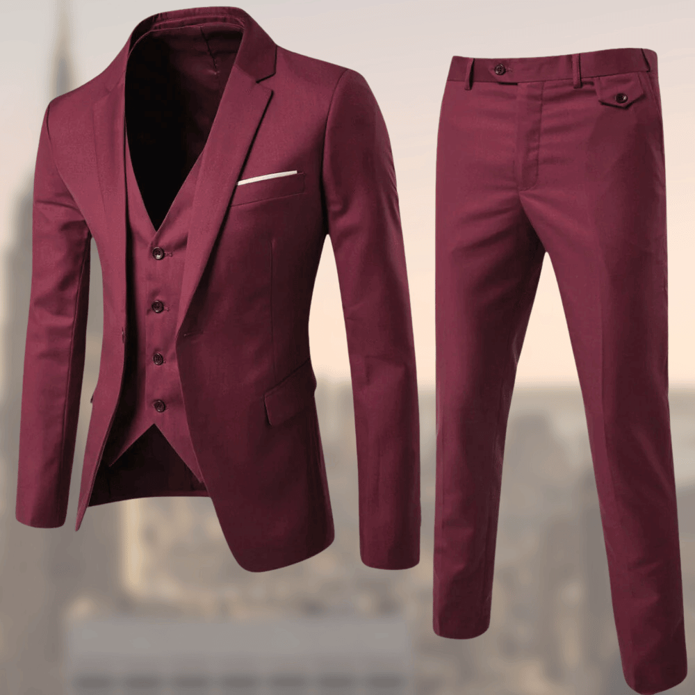 Elegantes Herren-Anzugsset (2-teilig) von Ambros – ideal für Business und festliche Events
