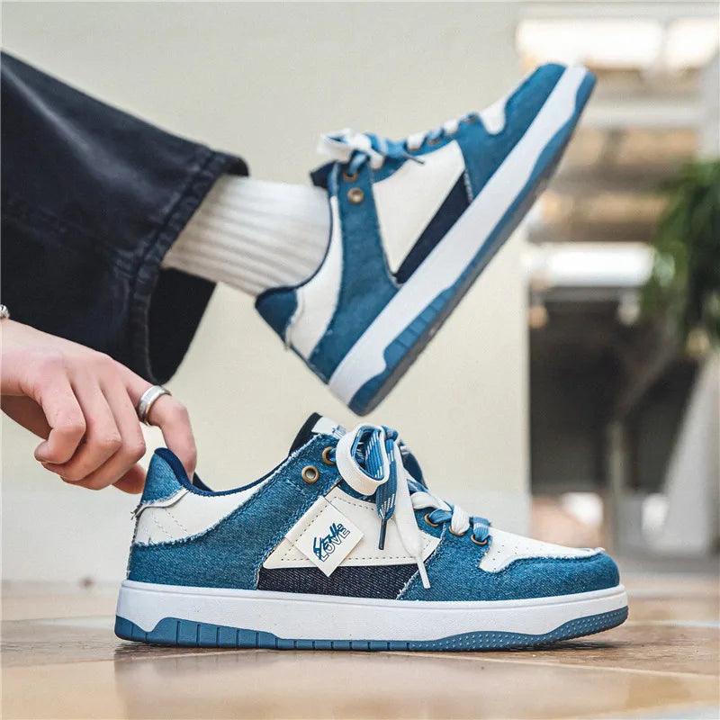Ryler Skate Schuhe: Low-Top mit farblich abgesetzten Schnürsenkeln
