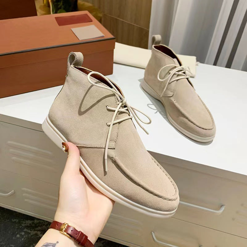 Krohn-e | Schnürflache Kurzstiefel