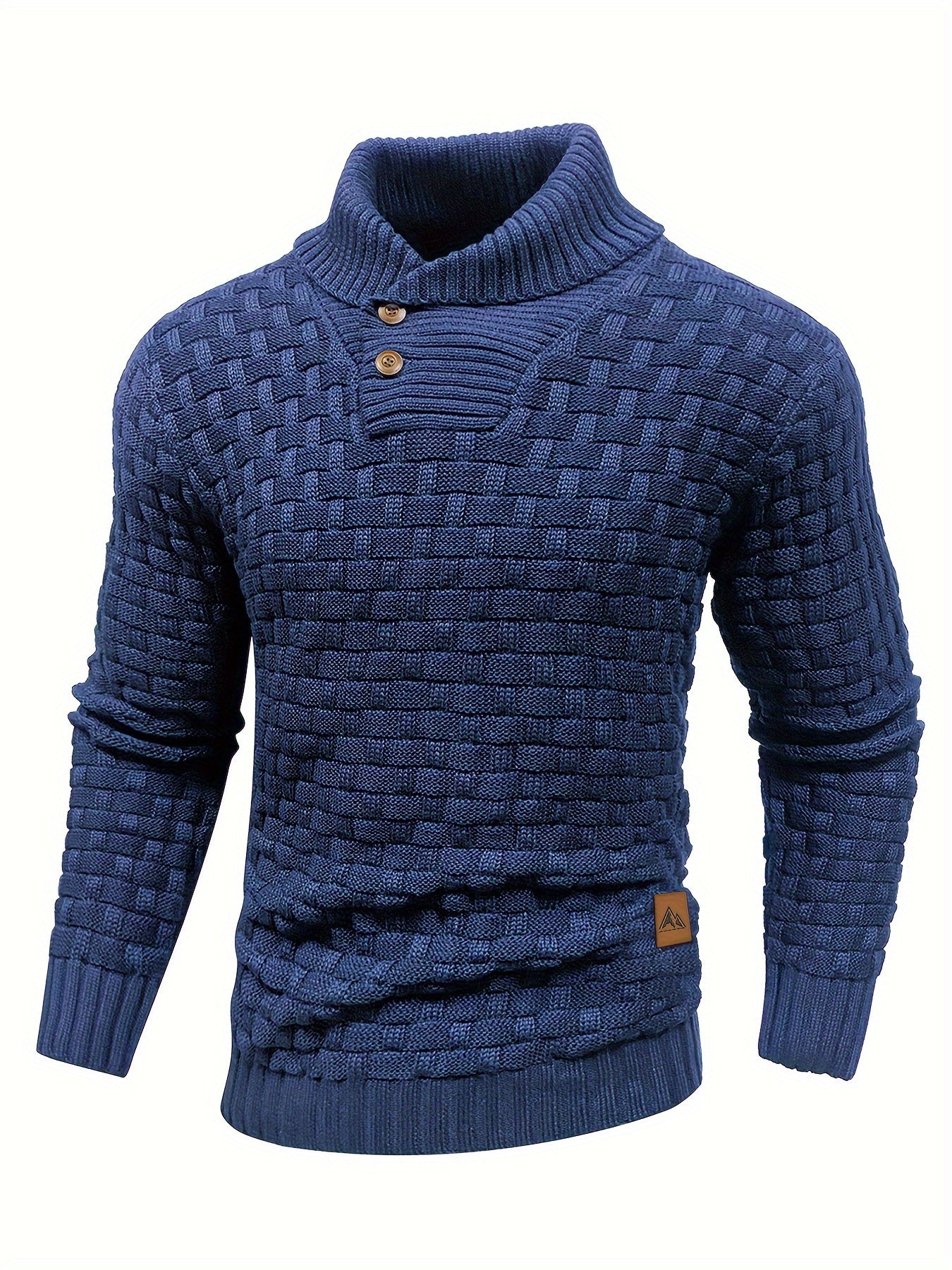 Krohn-e | Strickpullover mit Geflochtenem Muster Klassisch und Bequem Perfekt für Den Alltag