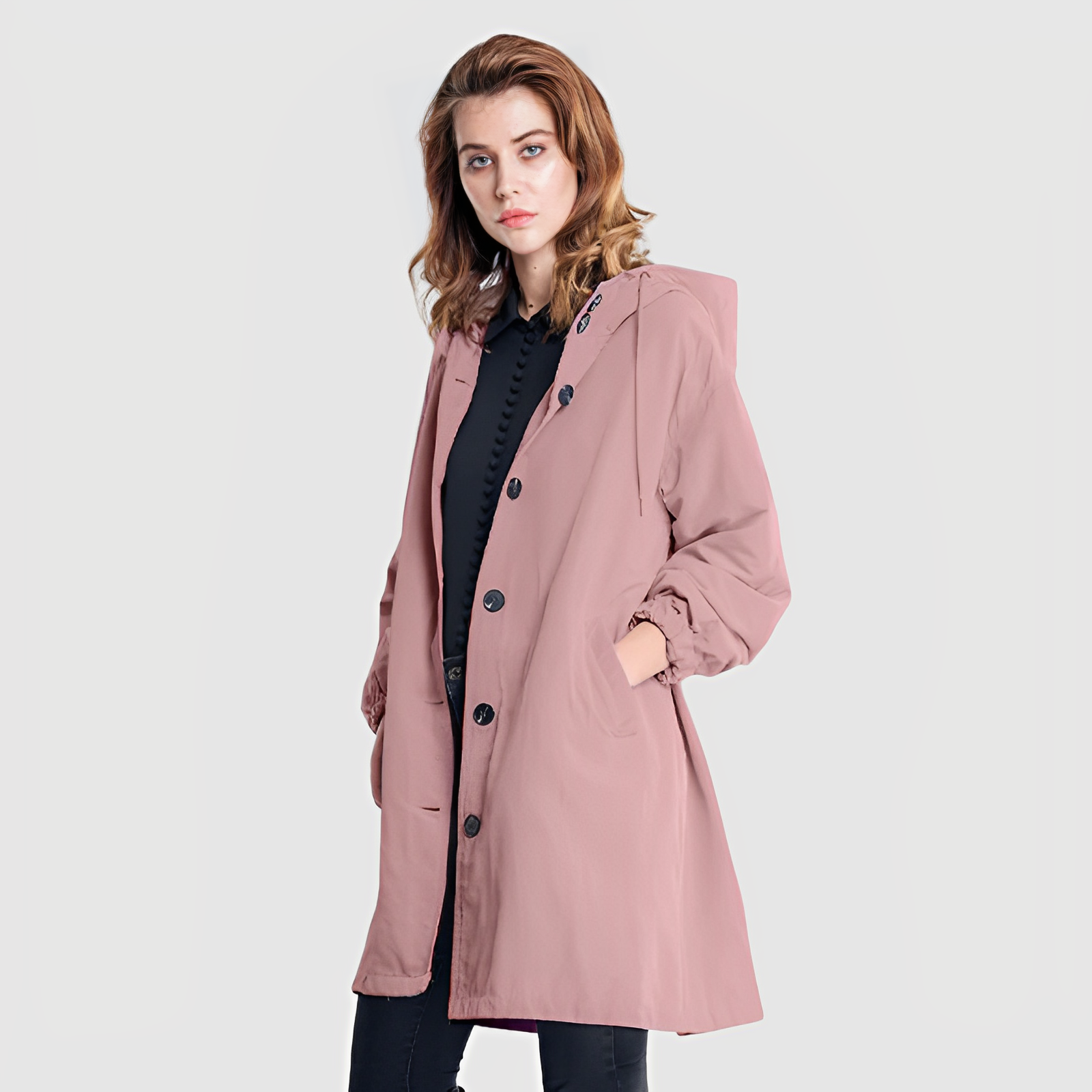 Krohn-e | Kapuzenregenmantel für Damen Herbstausgabe