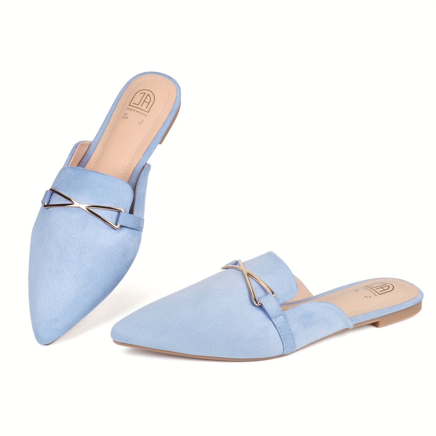 Damen-Pantoletten Pedrine - modisch und flach