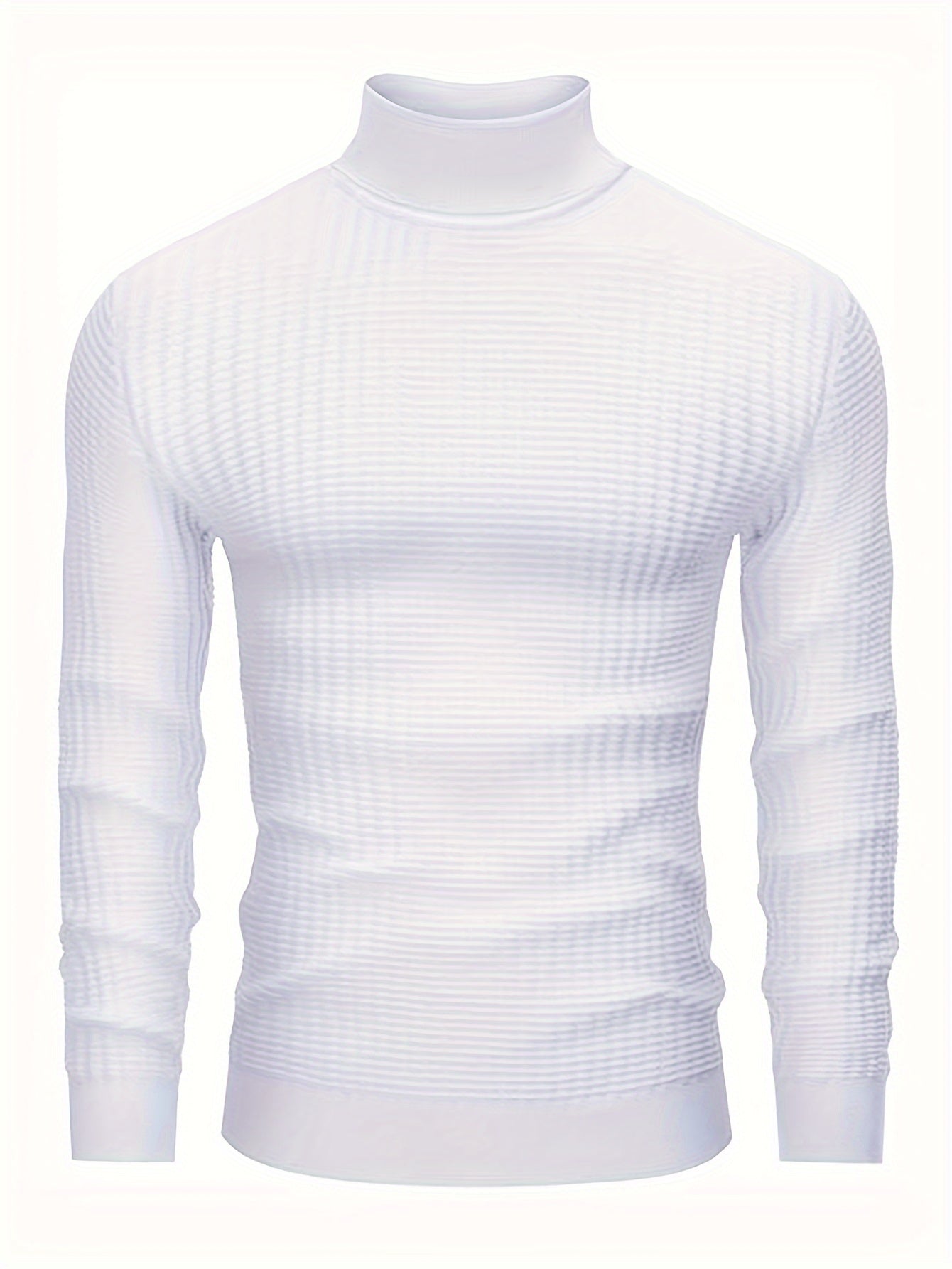 Krohn-e | Rollkragenpullover Waffelstrick Polyester-mix