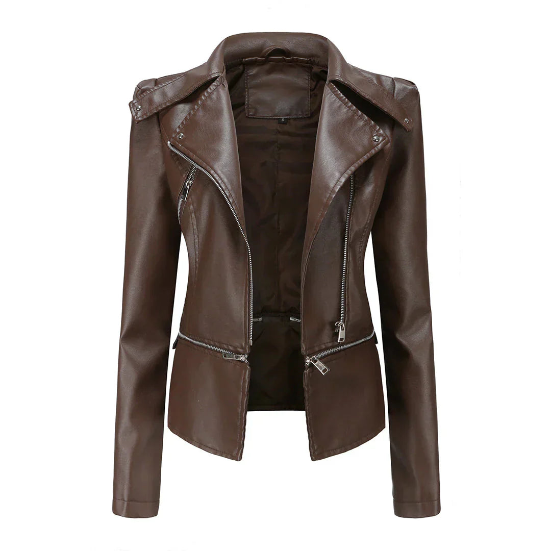 Trendige Lederjacke Esra