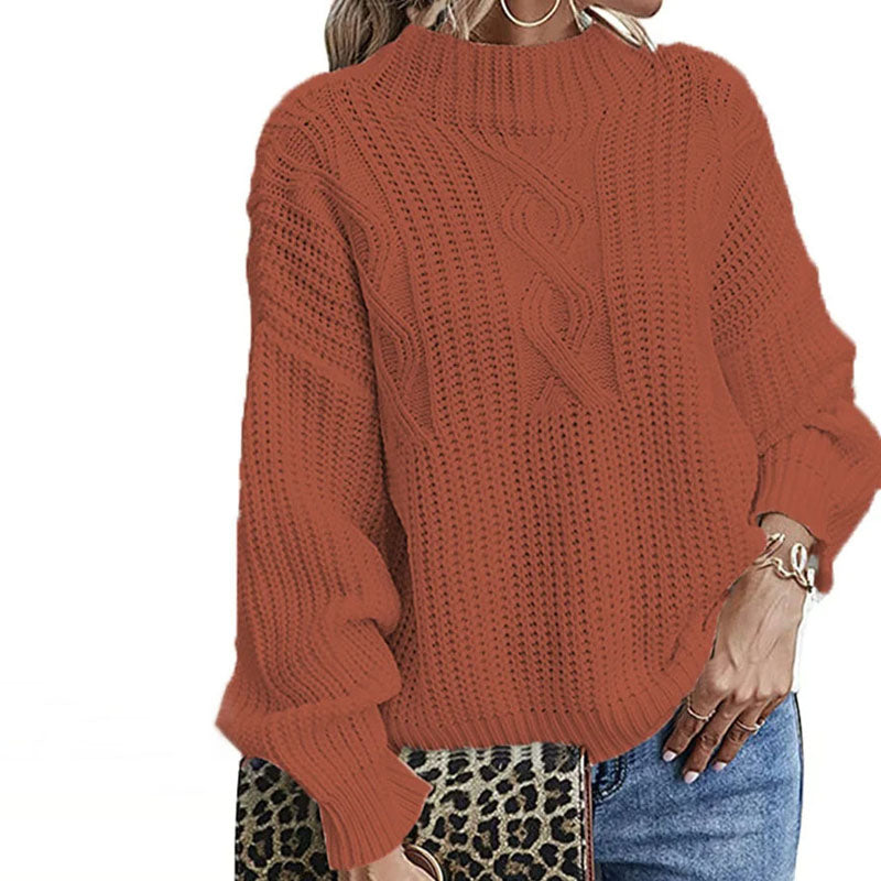 Krohn-e | Kabelstrickpullover Acryl Komfortabel, Klassisch