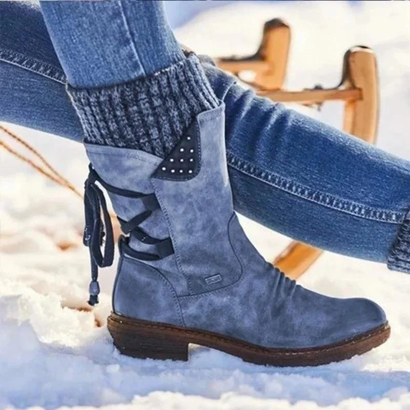Krohn-e | Modische Winterstiefeletten Zum Schnüren