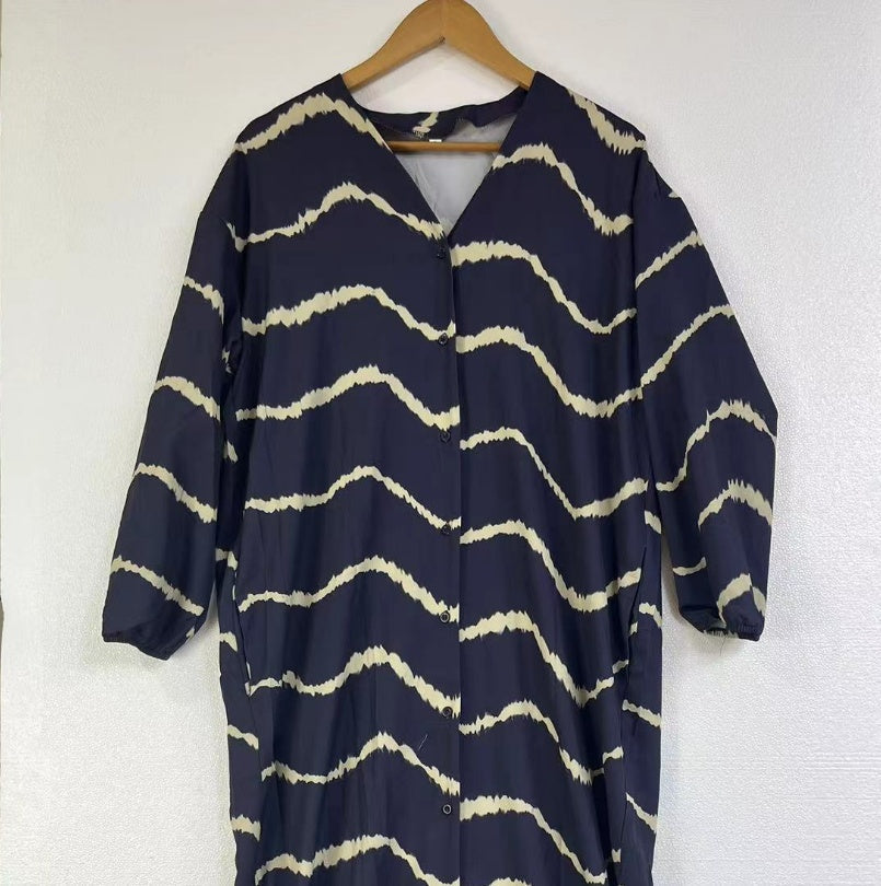 Fudus Langstrickjacke-Kleid im Retro-Look